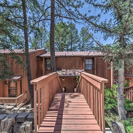 Forested Ruidoso Condo With Deck And Fireplace! 외부 사진