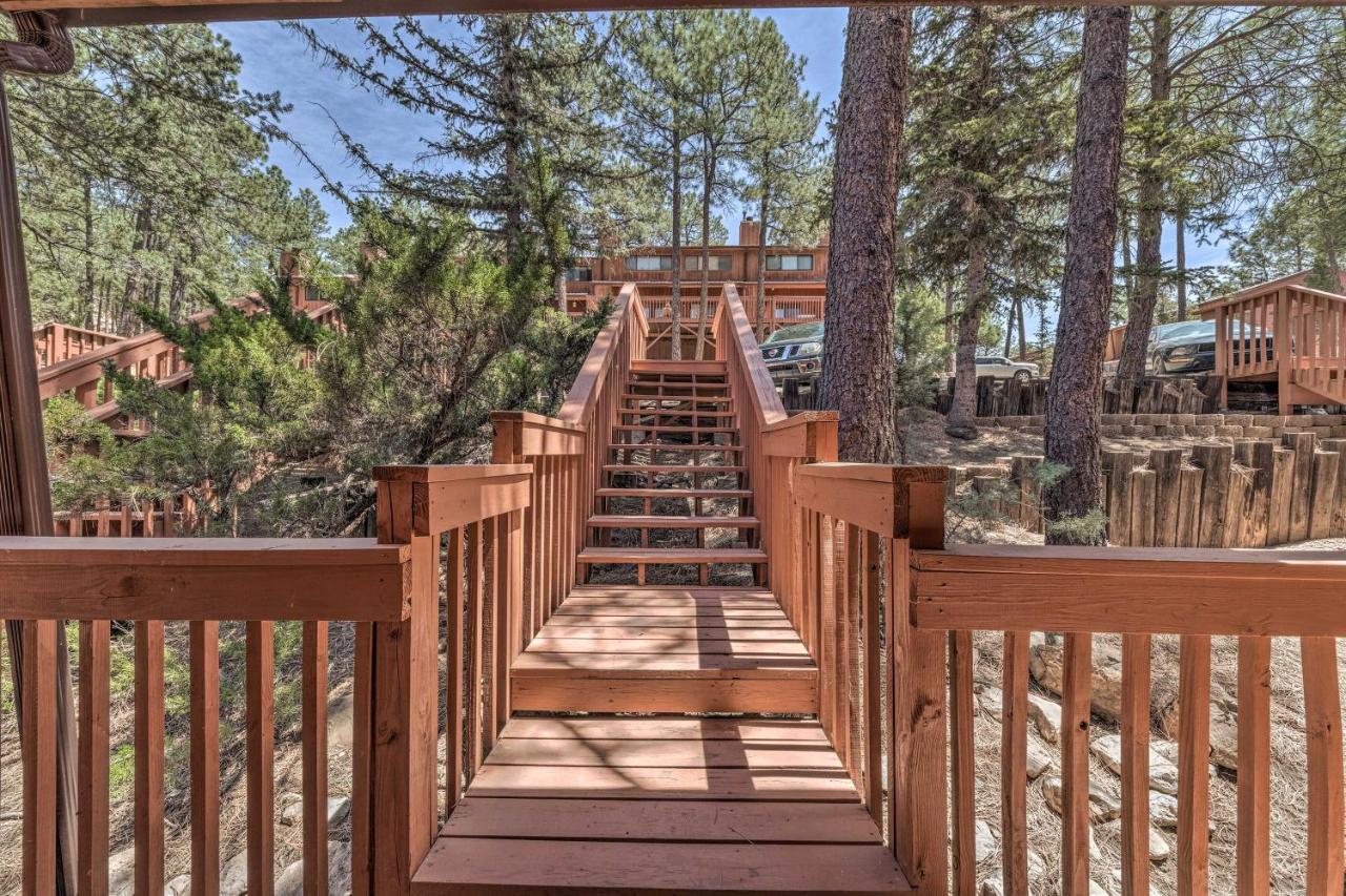 Forested Ruidoso Condo With Deck And Fireplace! 외부 사진