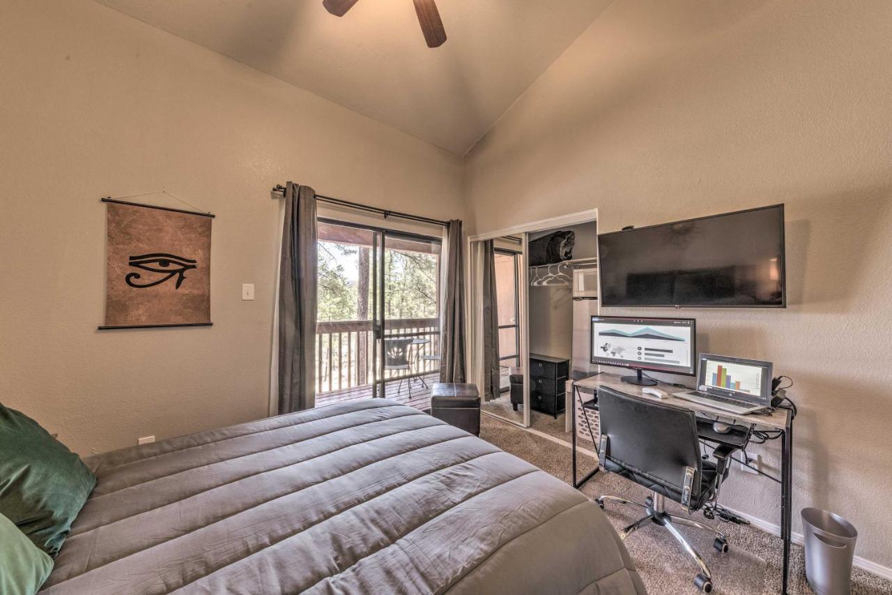 Forested Ruidoso Condo With Deck And Fireplace! 외부 사진