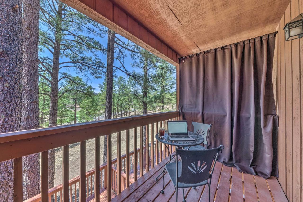 Forested Ruidoso Condo With Deck And Fireplace! 외부 사진